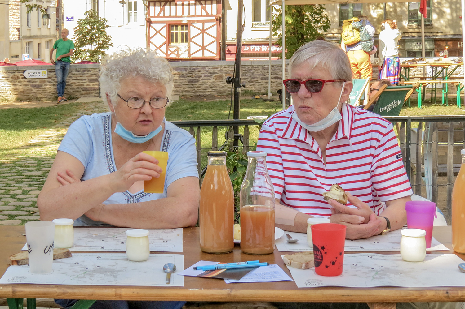 La Tablée, dégustation de jus de pommes © Flavie Merger